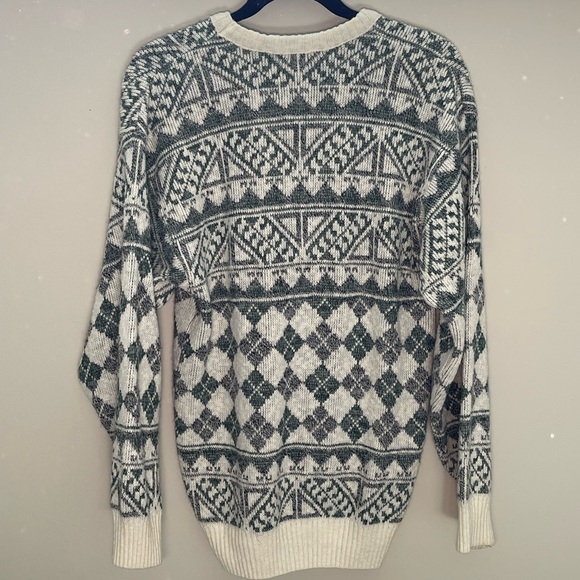 VINTAGE VALENTINO v-neck grandma sweater SIZE S - Picture 2 of 4